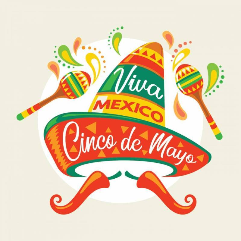 Cinco De Mayo为嘉年华派对邀请的海报模板