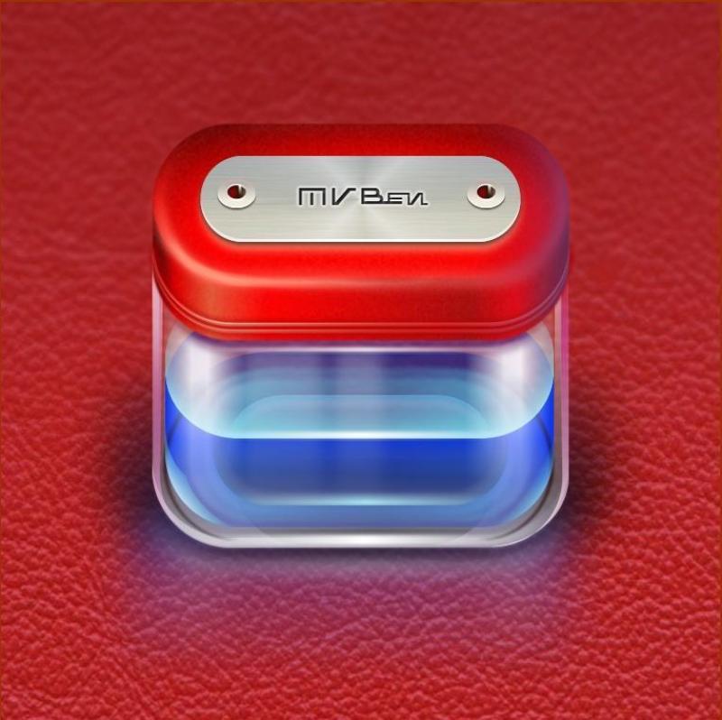 精致图标&nbsp;ICON&nbsp;&nbsp;&nbsp;玻璃液体质感图标&nbsp;临摹