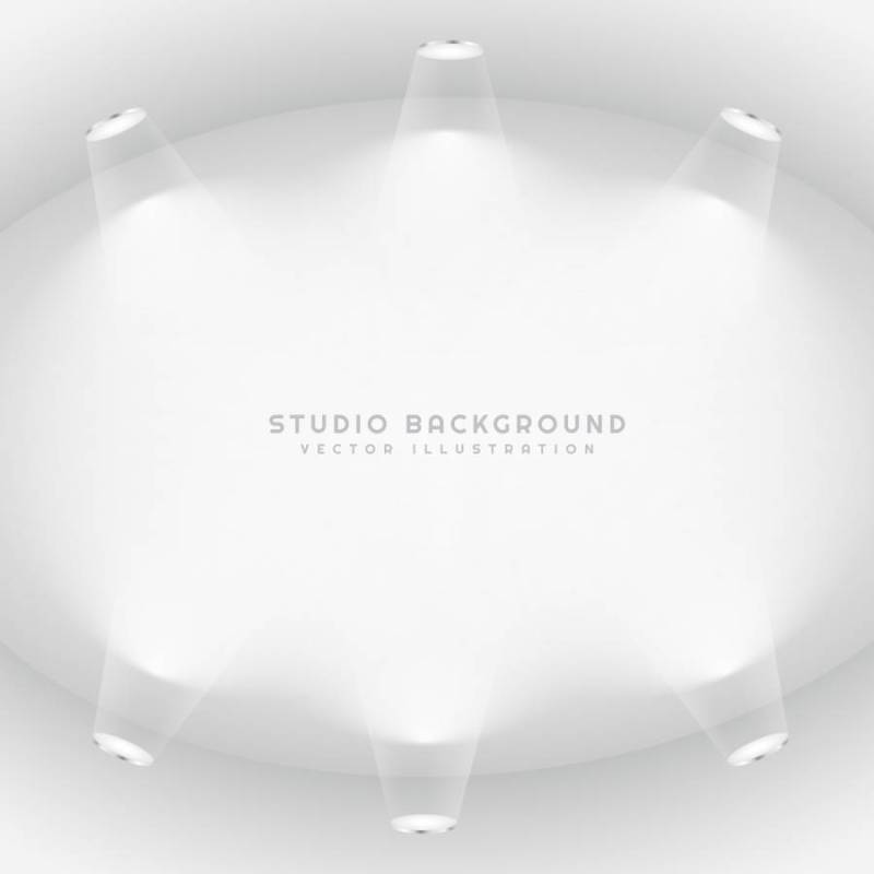 空的工作室点燃背景