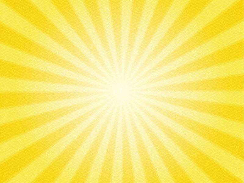 集中线背景（纱绫形模様・黄色）