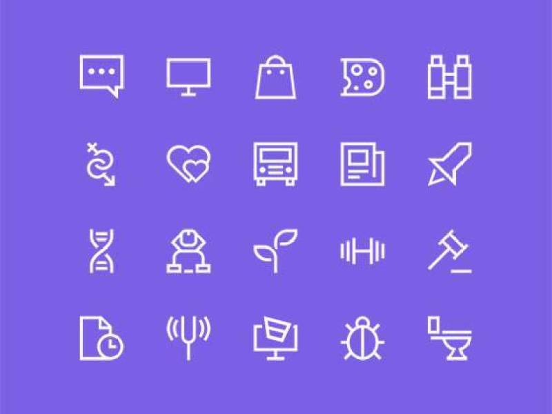 Epic Outline Icons