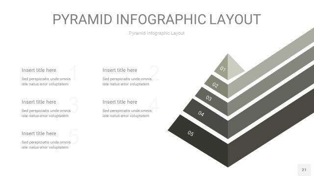 灰色3D金字塔PPT信息图表21 灰色3D金字塔PPT信息图表21
