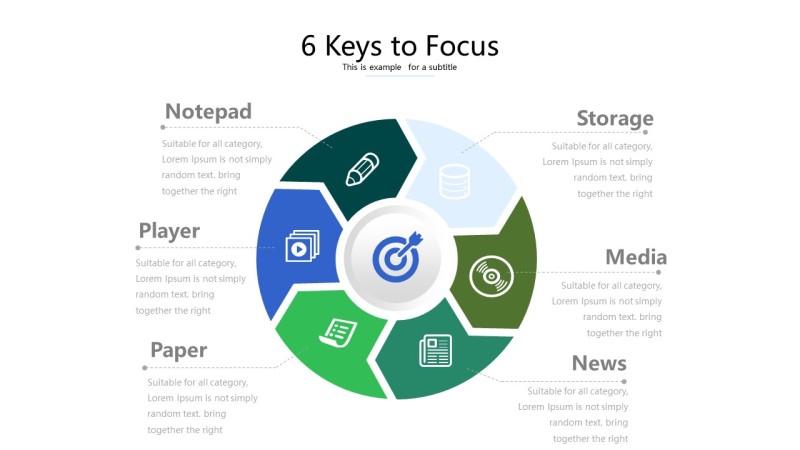 绿色立体创意PPT图表8