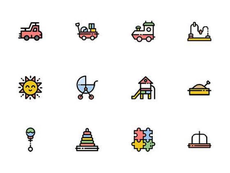 40 枚宝宝元素图标
