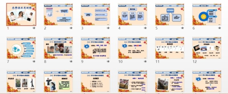 美女仪态训练说课PPT