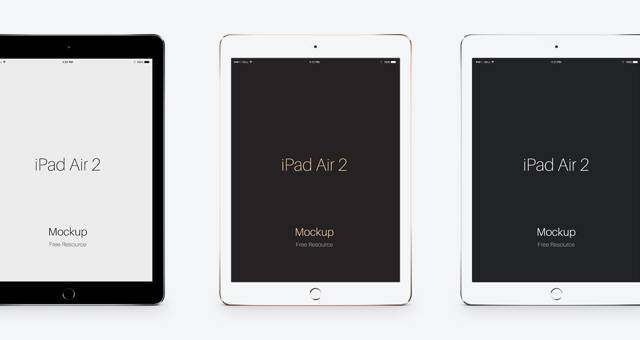 Psd iPad Air 2矢量模拟