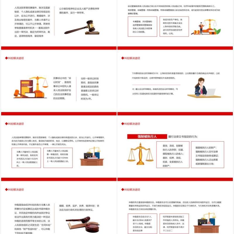 经济法基础知识动态PPT模板