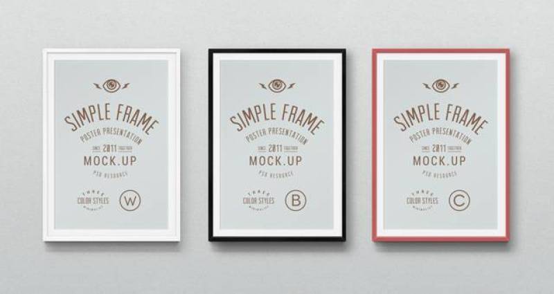 Psd Poster Mockup Presentation Vol3