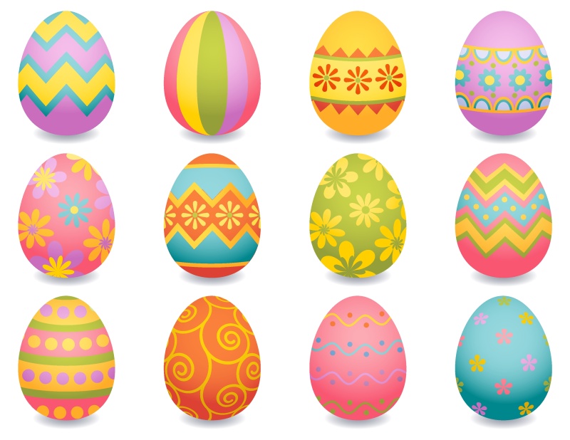 有图案和装饰的复活节彩蛋17