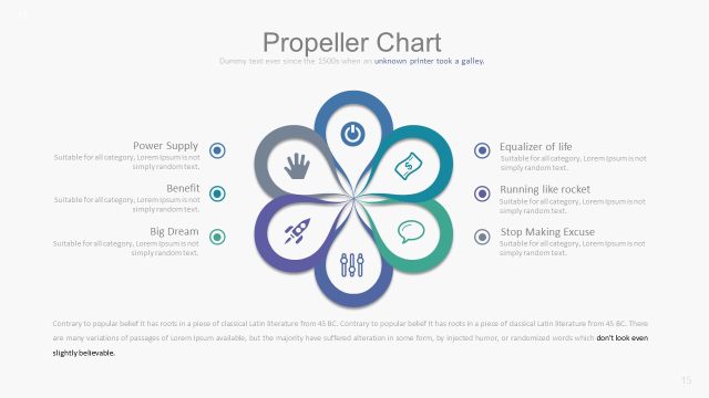 蓝绿色数据统计ppt图表-15