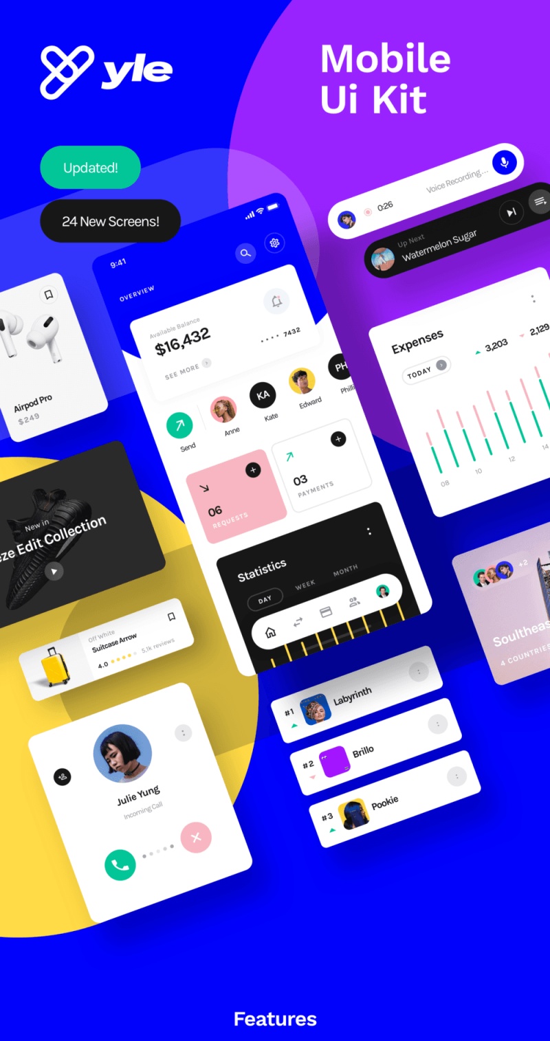 多功能手机UI套件,YLE入门套件UI 多功能手机UI套件,YLE入门套件UI