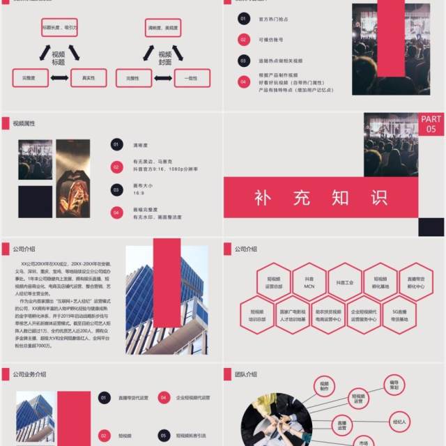 实用某音如何打造爆款视频运营策划PPT模板 实用某音如何打造爆款视频运营策划PPT模板