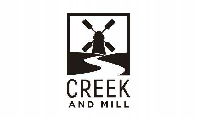 Creek和Mill标志设计灵感