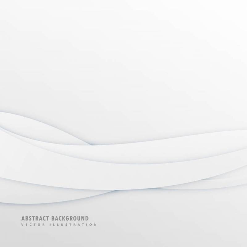 与波浪形状的干净的最小的背景