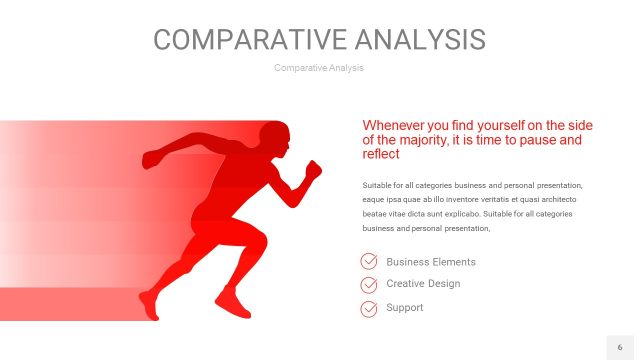 红色用户人群分析PPT图表6