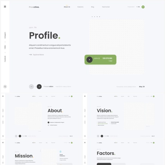 简约公司项目宣传介绍工作汇报PPT模板(无图可插图)Proactive Company Profile 简约公司项目宣传介绍工作汇报PPT模板(无图可插图)Proactive Company Profile