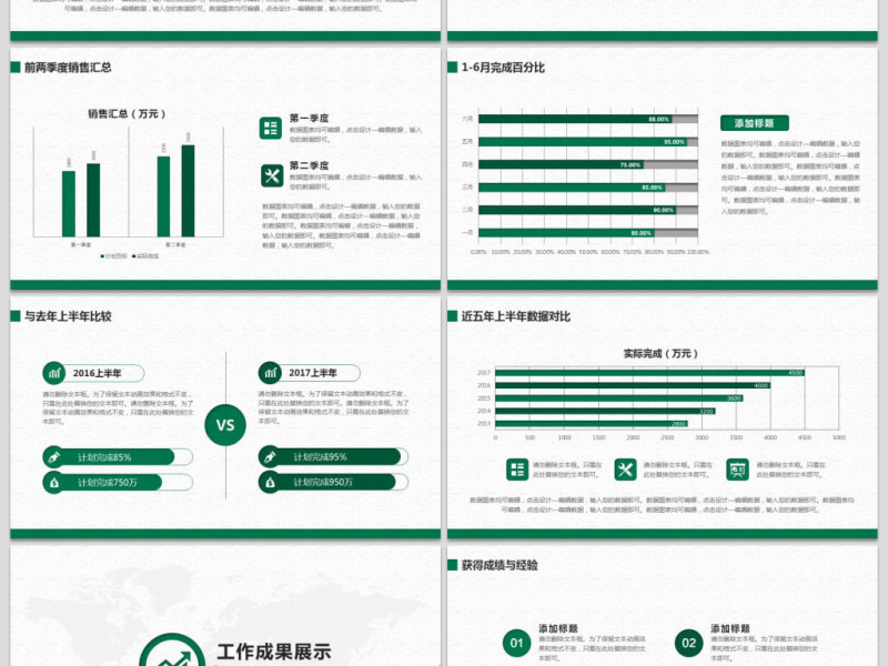 邮政储蓄银行年中工作总结通用PPT模板