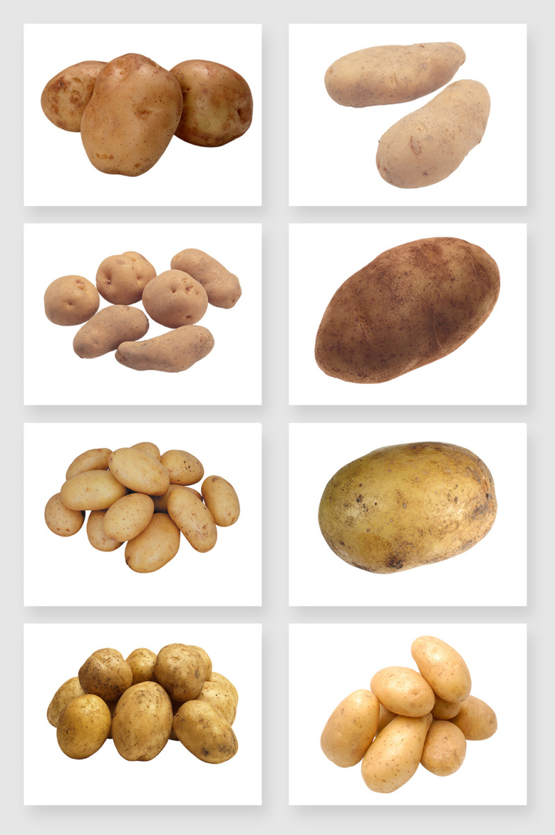 有营养健康的食材马铃薯免抠图设计素材
