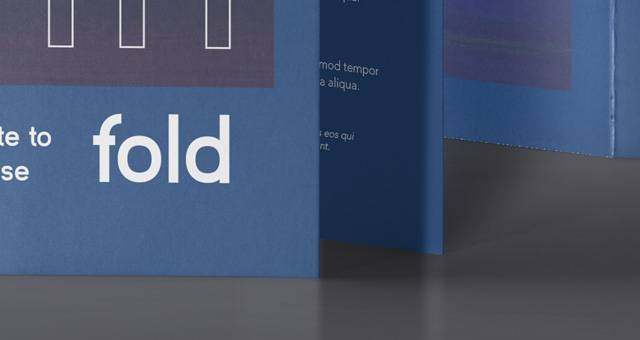 Psd Tri Fold Mockup US A4 Vol4