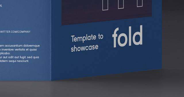 Psd Tri Fold Mockup US A4 Vol4