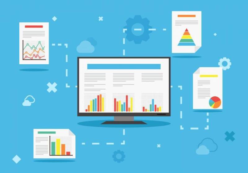 数据可视化背景图