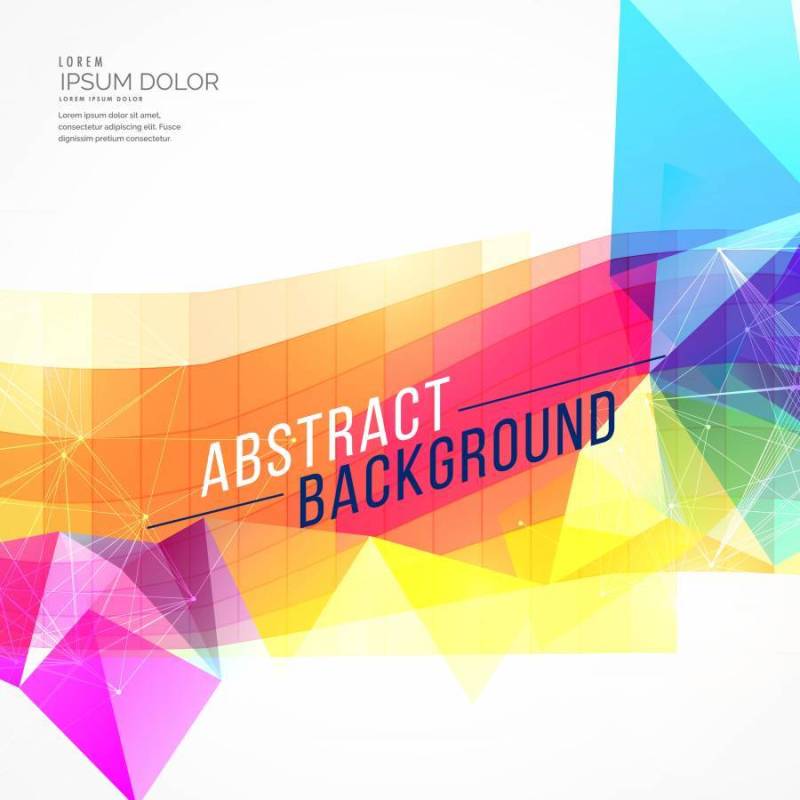 抽象多彩聚和马赛克形状背景