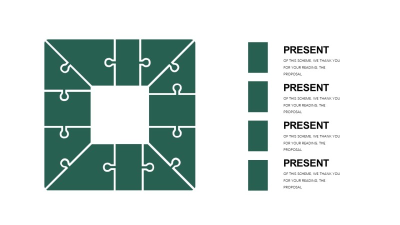 墨绿色创意设计PPT图表-26