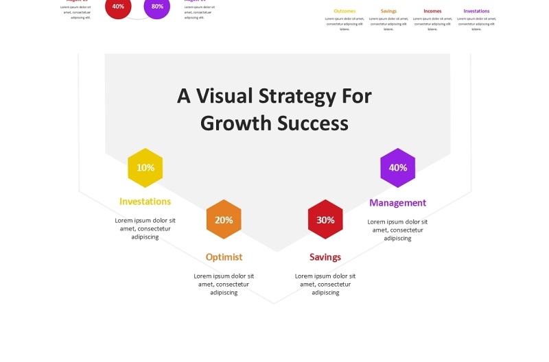 增长信息图表PPT素材Growth Infographic