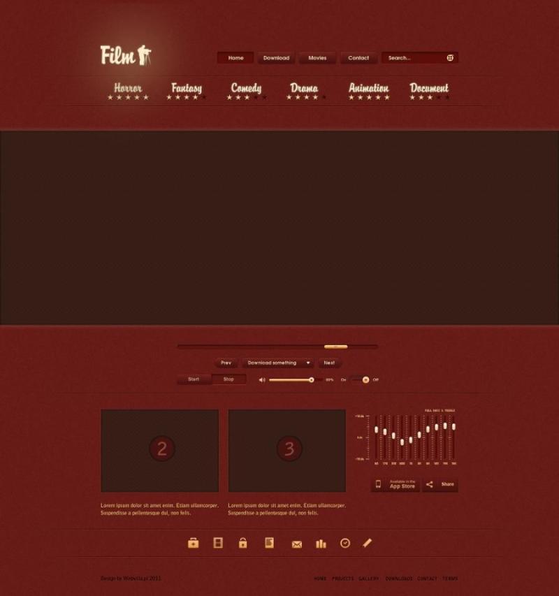 精致网页常用图标—psd分层素材