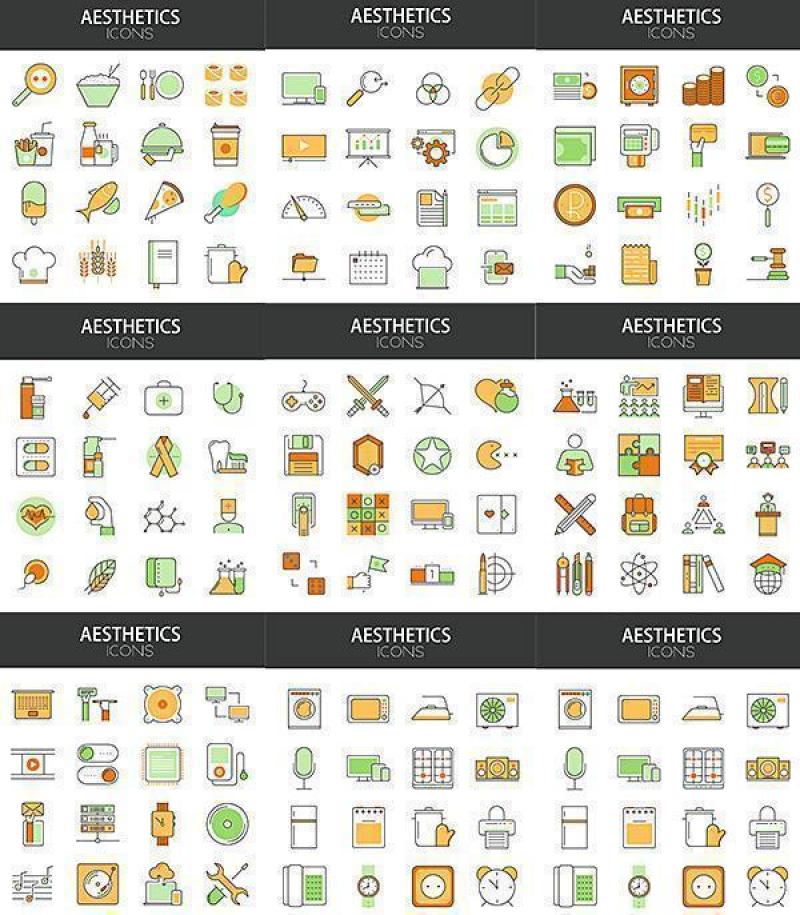 时尚生活类图标