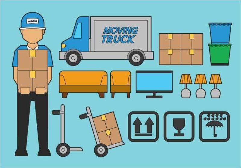 搬家人矢量设置