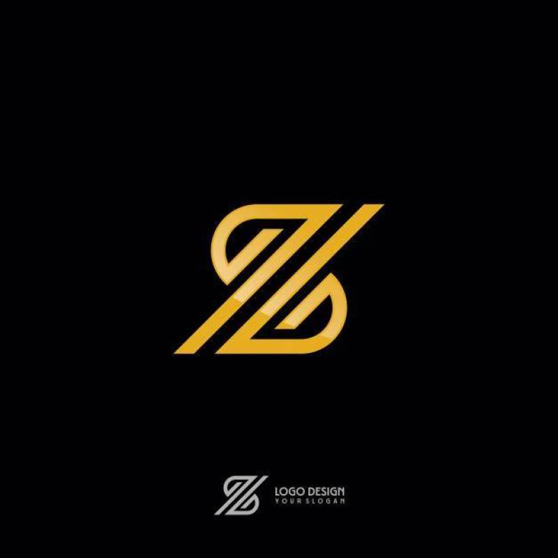 金色会标风格的Z符号