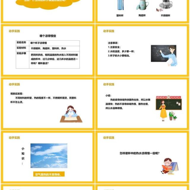 教科版五年级科学下册设计制作一个保温杯课件PPT模板