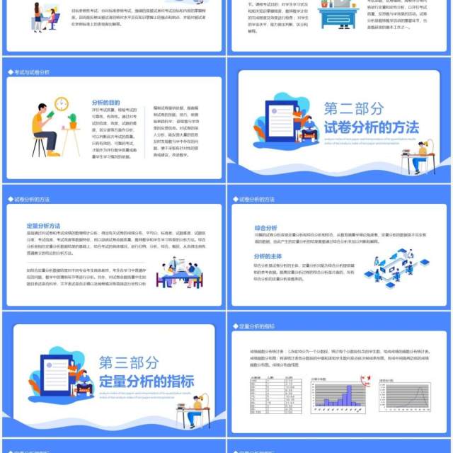 试卷分析指标及其定量分析结果解读动态PPT模板