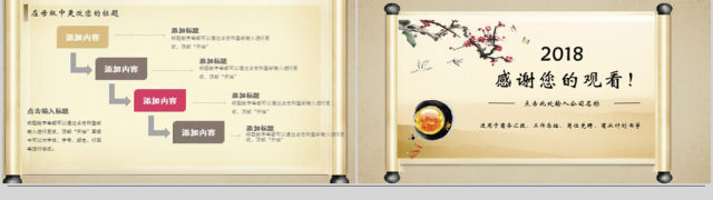 2018中国风工作计划ppt模板 2018中国风工作计划ppt模板