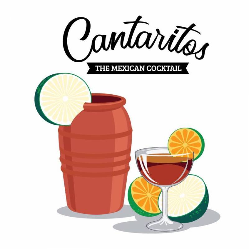 令人耳目一新的Cantaritos墨西哥鸡尾酒