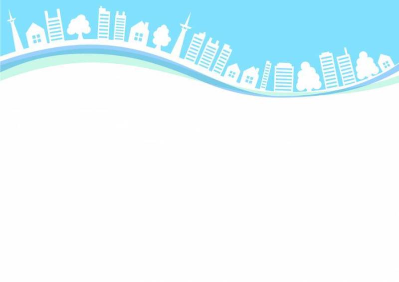 城市框架冬天蓝色