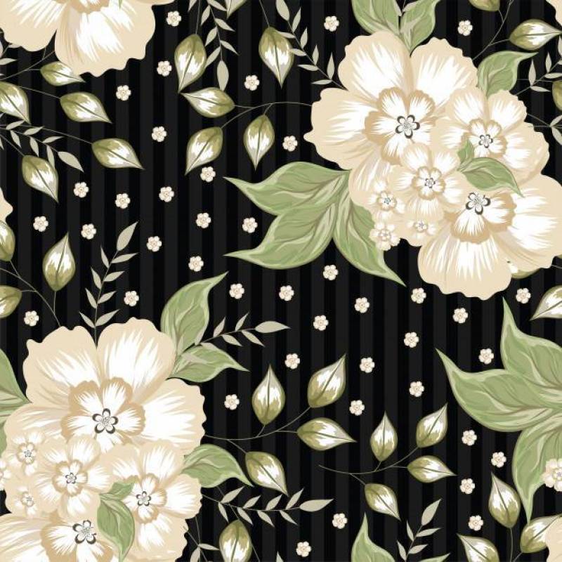 Seamless flowers background.