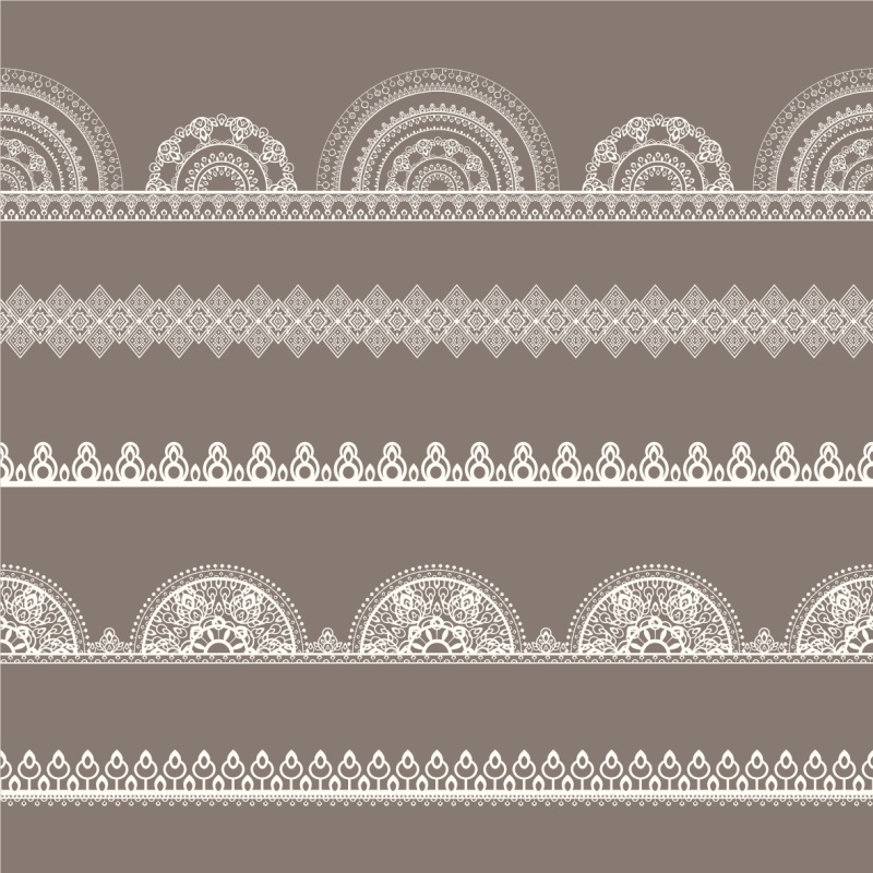 花边装饰和花卉图案24