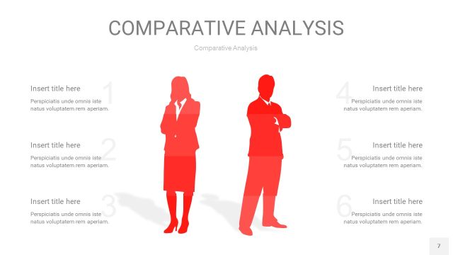 红色用户人群分析PPT图表7