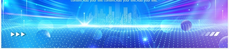 蓝色科技风企业年终工作总结PPT模板