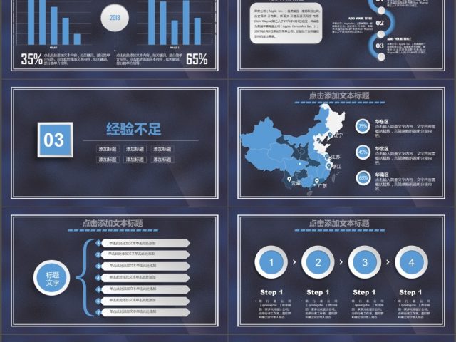 灰色商务工作总结述职报告动态PPT