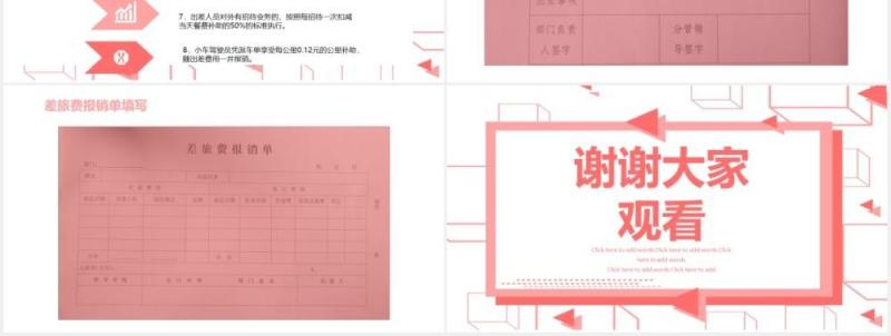 简约财务报销流程培训PPT模板