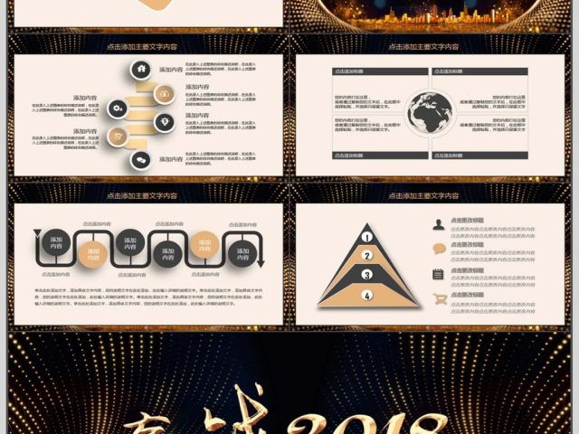 2018跨越成长年会动态PPT 2018跨越成长年会动态PPT