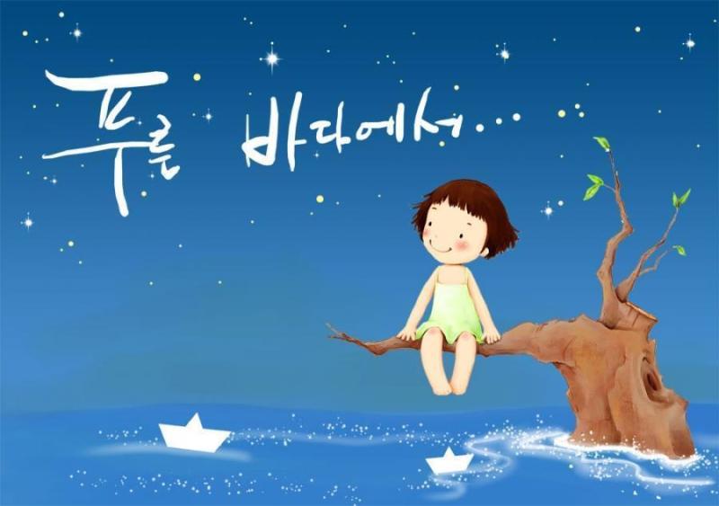 韩国儿童插画psd素材-53