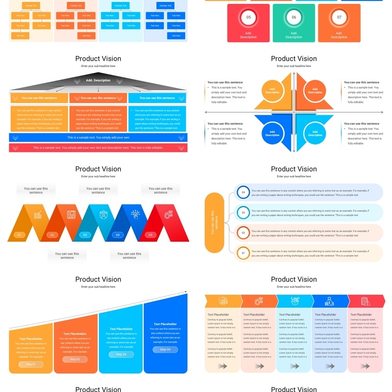 产品远景信息图PPT模板Product Vision 产品远景信息图PPT模板Product Vision