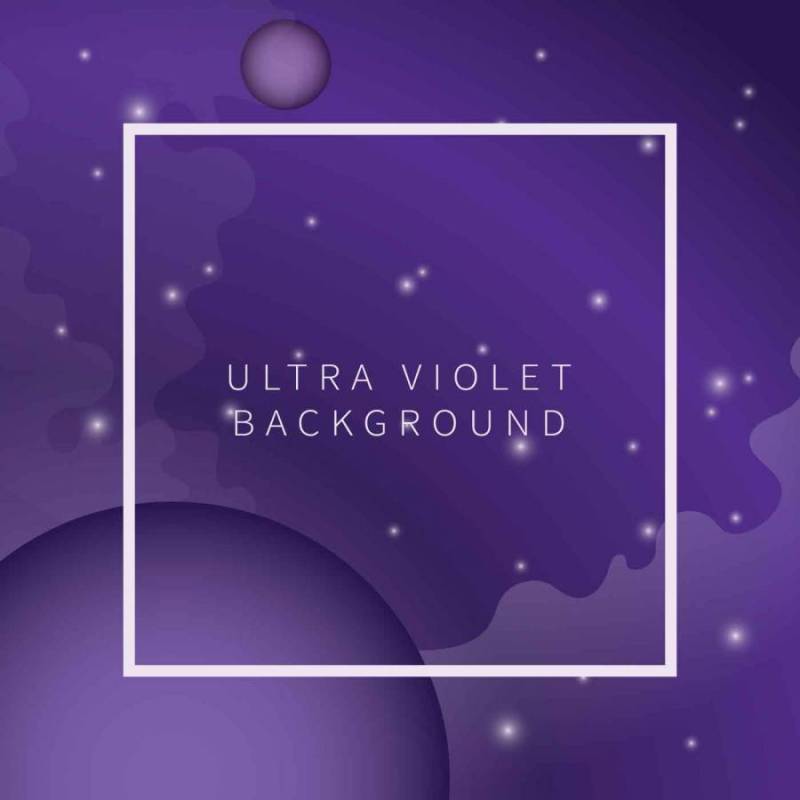 紫罗兰与空间背景图