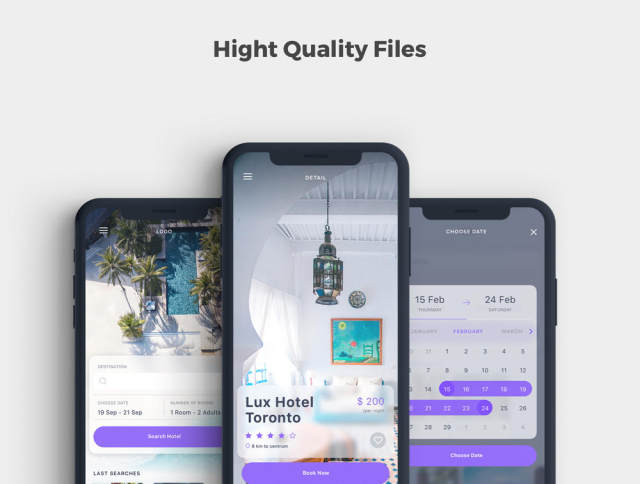 为Sketch。,Rooms Hotel UI Kit设计的高品质酒店预订应用UI套件 为Sketch。,Rooms Hotel UI Kit设计的高品质酒店预订应用UI套件
