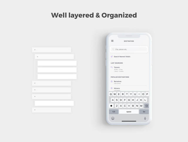 为Sketch。,Rooms Hotel UI Kit设计的高品质酒店预订应用UI套件 为Sketch。,Rooms Hotel UI Kit设计的高品质酒店预订应用UI套件