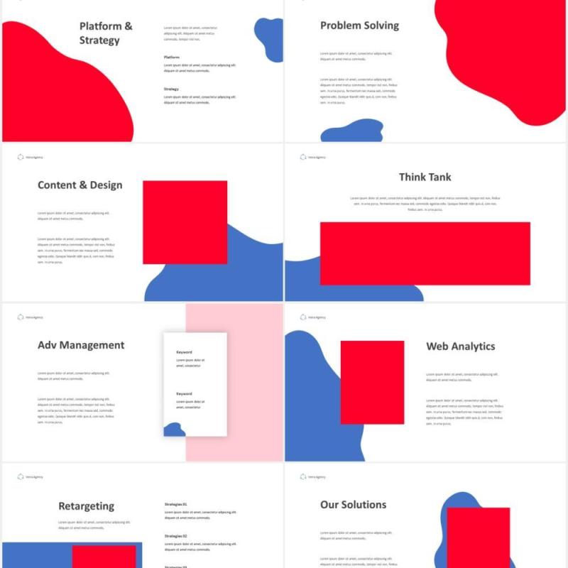 市场营销公司PPT图片版式设计素材Marketing Firm Powerpoint Template